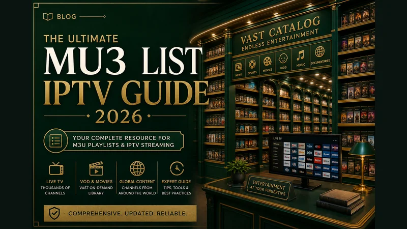 MU3 List IPTV 2026 — Komplette Senderliste
