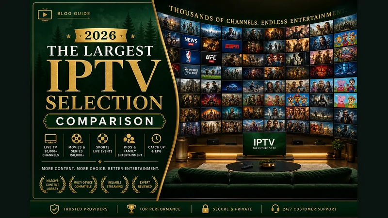 Groesste IPTV Auswahl 2026